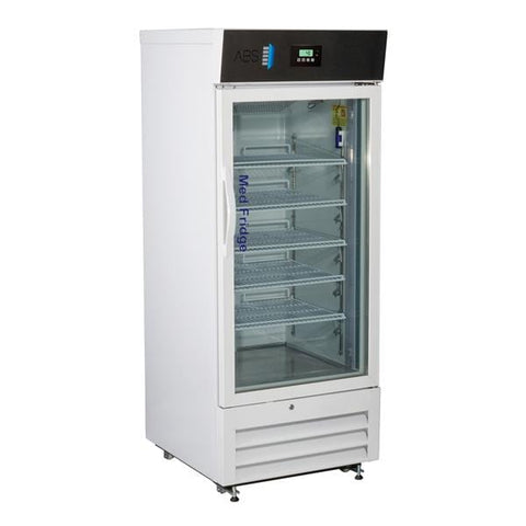 American BioTech Supply(ABS) Rfrgrtr Pharma/Vax Prmr MdFrdg 12cf 1 Gls Swng Dr 2 to 8C Cycl Dfrst Cmpct Each - PH-ABT-HC-12G