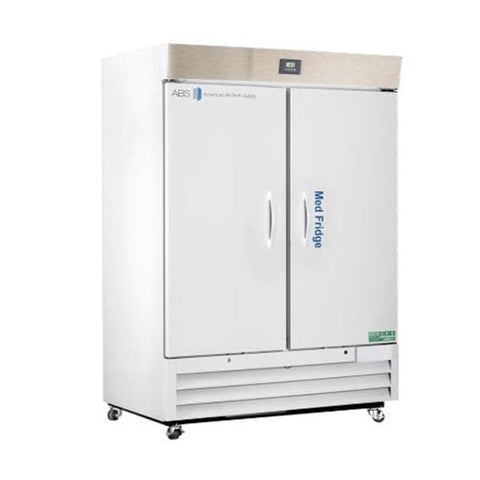 American BioTech Supply(ABS) Rfrgrtr Pharma/Vax Prmr MdFrdg 49cf 2 Sld Swng Drs 2 to 8C Cycl Dfrst Lg Vol Each - PHABT49S