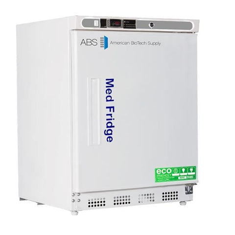 American BioTech Supply(ABS) Rfrgrtr Pharma/Vax Premier MedFridge 4.6cf 1 Gls Swng Dr 2 to 8C Cycl Dfrst Each - PH-ABT-HC-UCBI-0404