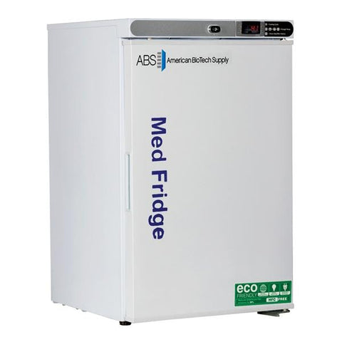 American BioTech Supply(ABS) Refrigerator Laboratory Premier 2.5 Cu Ft 1 Sld Swng Dr 2 to 8C Mnl Dfrst Each - PH-ABT-HC-UCFS-0204
