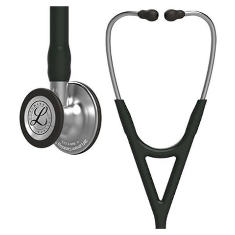 3M Medical Products Stethoscope Cardiology Littmann Cardiology IV Black Adult/Child 27" 2-Head Eachch - 6152