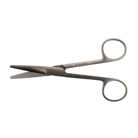 BR Surgical, LLC Scissors Mayo 5-1/2" Blunt/Blunt Beveled/Smooth Straight Left Hand SS Each - BR08-16014-L