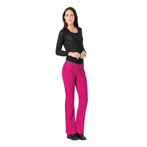 HeartSoul Pant Scrub 95% Polyester / 5% Spandex HeartSoul W Wht Sm Pet NRvrsbl 4Pckt Each - 20110PWHIH-S