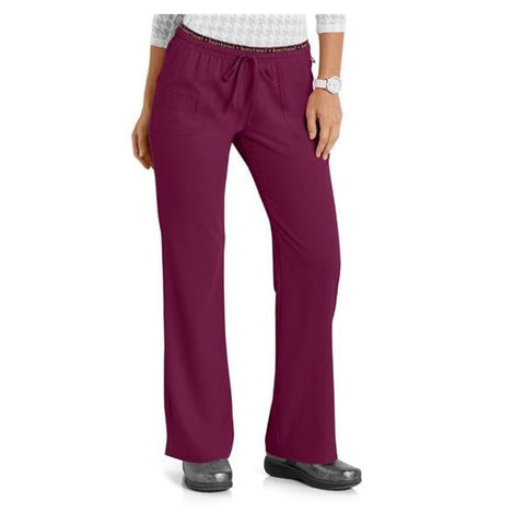 HeartSoul Pant Scrub HeartSoul Womens 2X Large Tall Wine Each - 20110TWINH2X