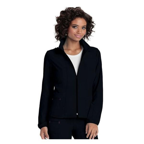 HeartSoul Jacket Warm-Up 95% Polyester / 5% Spandex Fine Dobby HeartSoul Womens Blk Md Each - 20310-BCKH-M