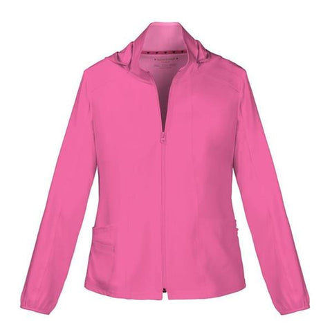 HeartSoul Jacket Warm-Up 95% Polyester / 5% Spandex Fine Dobby HeartSoul Womens Pink XS Each - 20310-PNKHXS
