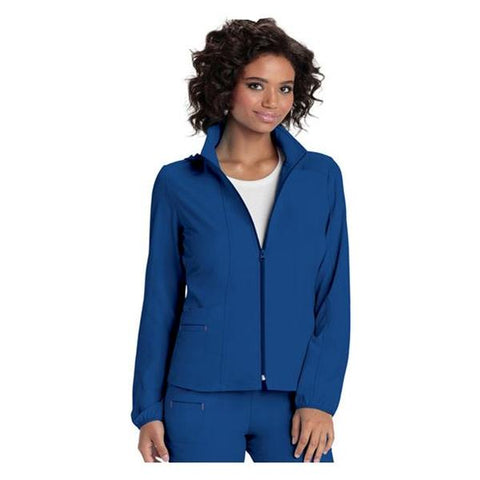 HeartSoul Jacket Warm-Up 95% Polyester / 5% Spandex Fine Dobby HeartSoul Womens Ryl XS Each - 20310-ROYHXS