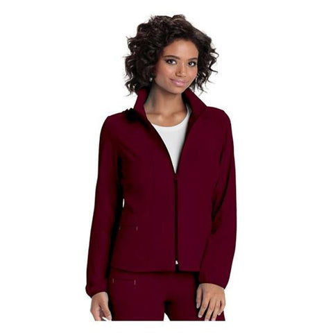 HeartSoul Jacket Warm-Up 95% Polyester / 5% Spandex Fine Dobby HeartSoul Womens Wn 3XL Each - 20310-WINH3X