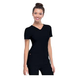 HeartSoul Shirt Scrub HeartSoul 20710 Womens X-Large Black Each - 20710-BCKHXL