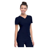 HeartSoul Shirt Scrub HeartSoul 20710 Womens 2X Large Navy Each - 20710-NAYH2X