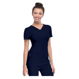 HeartSoul Shirt Scrub HeartSoul 20710 Womens 3X Large Navy Each - 20710-NAYH3X