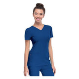 HeartSoul Shirt Scrub HeartSoul 20710 Medium Royal Blue Each - 20710-ROYH-M