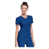 HeartSoul Shirt Scrub HeartSoul 20710 Womens 3X Large Royal Blue Each - 20710-ROYH3X