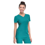 HeartSoul Shirt Scrub HeartSoul 20710 Womens Medium Teal Each - 20710-TEAH-M