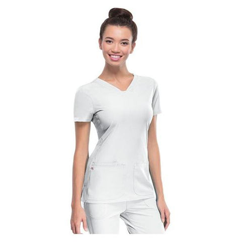 HeartSoul Shirt Scrub HeartSoul 20710 Womens 2X Large White Each - 20710-WHIH2X