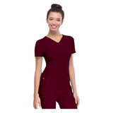 HeartSoul Shirt Scrub HeartSoul 20710 Womens 3X Large Wine Each - 20710-WINH3X