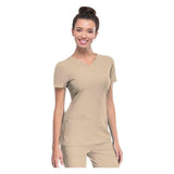 HeartSoul Shirt Scrub HeartSoul 20710 Womens 2X Large Khaki Each - 20710KHAHXXS
