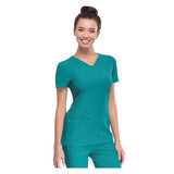 HeartSoul Shirt Scrub HeartSoul 20710 Womens 2X Small Teal Each - 20710TEAHXXS