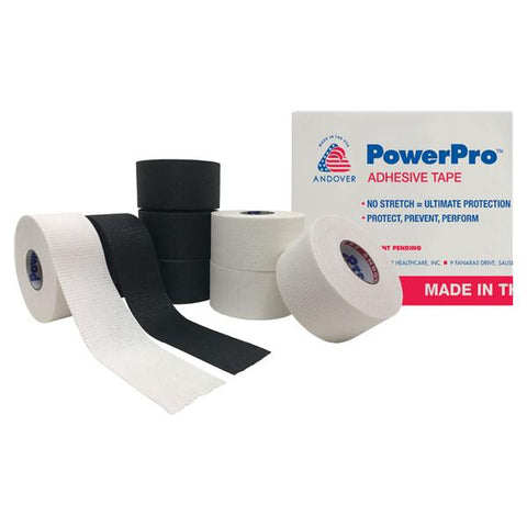 Andover Coated Products Tape Athletic PowerPro Cotton Cloth 1.5"x15yd Adhesive White 32/Ca - ACP165-015-150-032