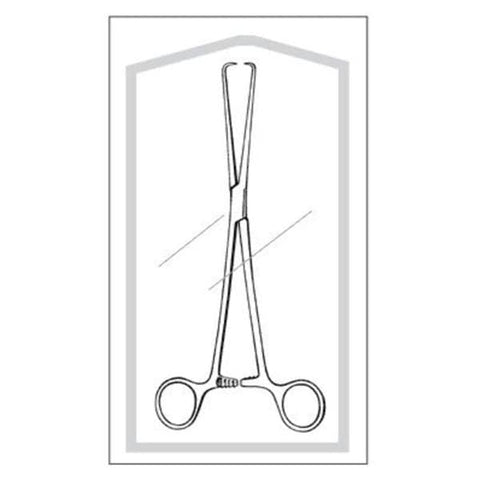 Sklar Instruments Forcep Tenaculum Schroeder 10" Pointed Tip Straight SS Disposable 50/Ca - 96-2626