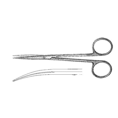 Integra Miltex Inc Scissors Lahey Carbedge 5-3/4" Sharp Carb-Edge Curved SS/TC Each - 101253