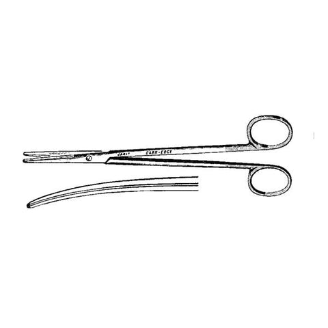 Integra Miltex Inc Scissors Lahey 5-3/4" Carb-Edge Curved Stainless Steel Each - 103251