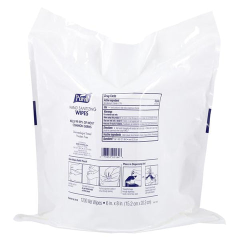 Gojo Industries Inc Sanitizer Hand Wipes Purell For Dispener 1200 Count 2/Ca - 9118-02