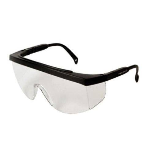 Motion Medical Distributing Glasses Safety Black / Clear Disposable Each, 300 Each/CA - G40110ID