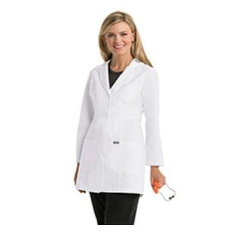 Grey's Anatomy (TM) Lab Coat 80% Polyester / 20% Cotton Womens White 4X Large 34 in Each - 4481-10-4XL