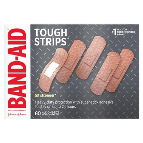 J&J Bandage Strips Fabric Tough-Strips Assorted Sizes Tan 720/Ca - 111556700