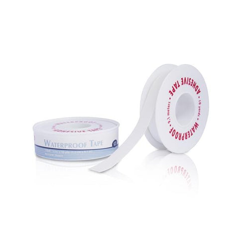 Dukal Corporation Tape American White Cross First Aid Plastic 1/2"x10yds Adhesive White 12Rls/Bx, 3 BX/CA - 2060033