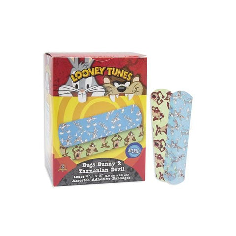 Dukal Corporation Bandage Adhesive Plstc Stat Strip 3/4x3" LnyTn/BgsBny/Tazdvl LF 100/Bx, 12 BX/CA - 1073737