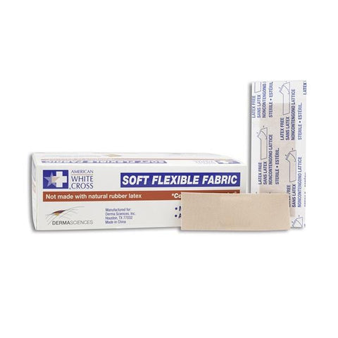 Dukal Corporation Bandage Fabric Softflex 3/4x3" Flesh Not Made With Natural Rubber Latex 100/Bx, 12 BX/CA - SVT3D