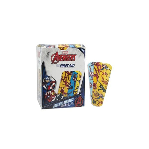 Dukal Corporation Bandage Plstc Stat Strip 3/4x3" Black Panther/Captain America/Ironman LF 100/Bx, 12 BX/CA - 1087837