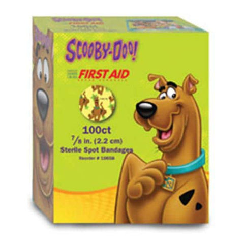Dukal Corporation Bandage Spot Plastic 7/8" Scooby Doo 100/Bx, 24 BX/CA - 10658