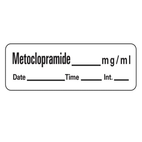 TimeMed a Div of PDC Label Metachlopramide 600/Rl - LAN-17