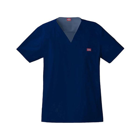 Strategic Partners, Inc Shirt Scrub Dickies 81722 Mens 5X Large Navy Each - 81722-NVYZ-5XL