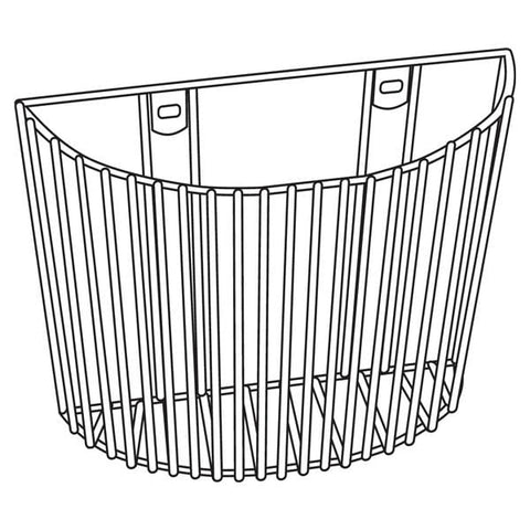 W A Baum Co Inc Basket Wall For Inflation System 3.75x9.75x7" Large Neutral White Eachch - 2422