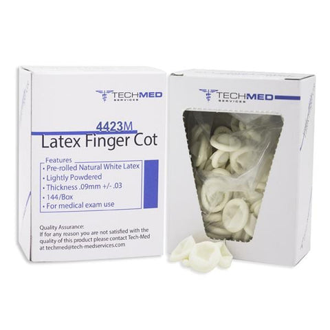 Dukal Corporation Overgloves Housekeeping Tech-Med PF Latex Md Natural White Disposable 144/Bx - 4423M