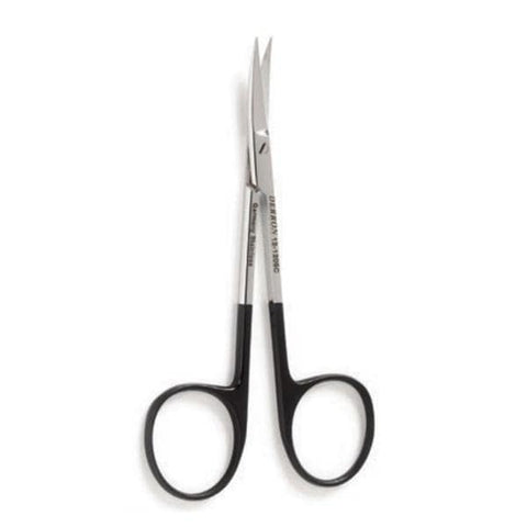 Derron Surgical Instruments Scissors Iris 4-1/2" Curved Tungsten Carbide Each - 12-120SC