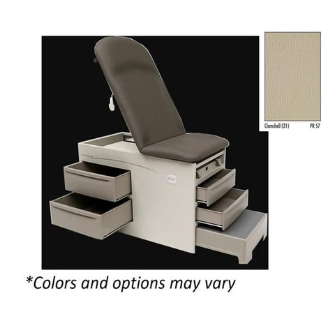 Brewer Custom Products Table Exam Access 57.3-71x28x32" Clamshell 500lb Capacity Each - 5001-21