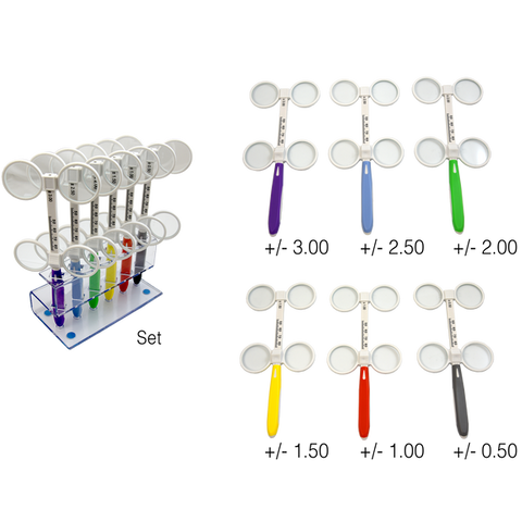 COLOR-CODED ADJUSTABLE PD CONFIRMATION FLIPPERS