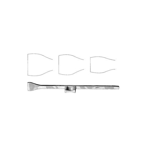 Miltex Osteotome Rubin 6-1/2 Straight 14mm With Finger Grip Each - Integra Miltex - 410-317