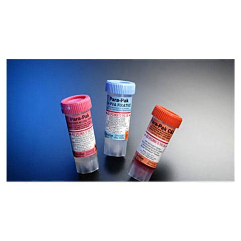 Meridian Diagnostics Para-Pak Fixative Transport System Zinc-PVA/ Formalin 10% 15mL 10/Bx, 12 BX/CA - 301012