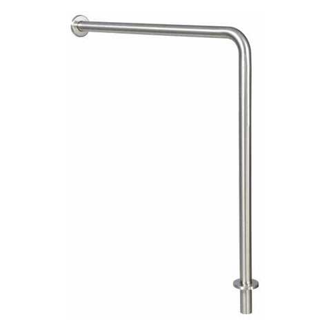 Bobrick Grab Bar 90 Degree Angle 250lb Capacity 30x33x1.5" 18g Stainless Steel Each - 819388