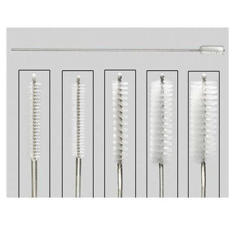 Sharn Brush Cleaning Stainless Steel 16" 12mm Nylon Bristle Single Ended White 3/Pk - 45-113