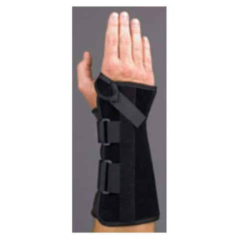Medical Specialties Brace V-Strap Wrist Black Size X-Large Right Each - 223276