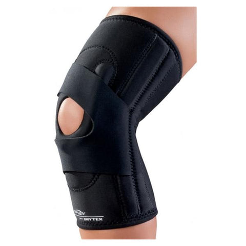 DJO, Inc Brace Support Lateral "J" Adult Patellar Knee Neoprene Black Size Large Left Each - 11-0776-4