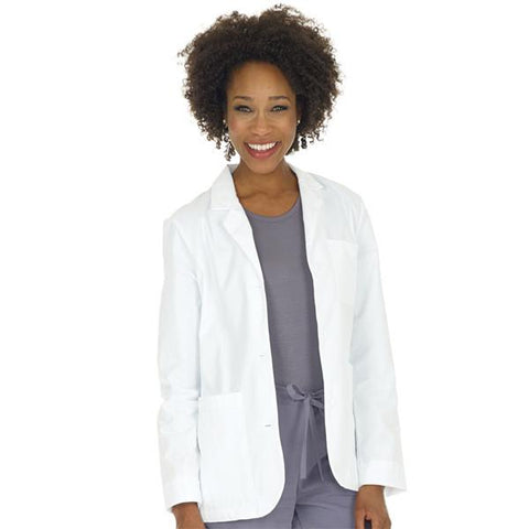META By White Swan Coat Consultation Womens White Size 16 28 in Each - 738-011-16