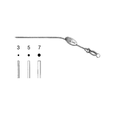 Integra Miltex Inc Tube Suction Baron 5.5" 5Fr Angled Each - 385-082